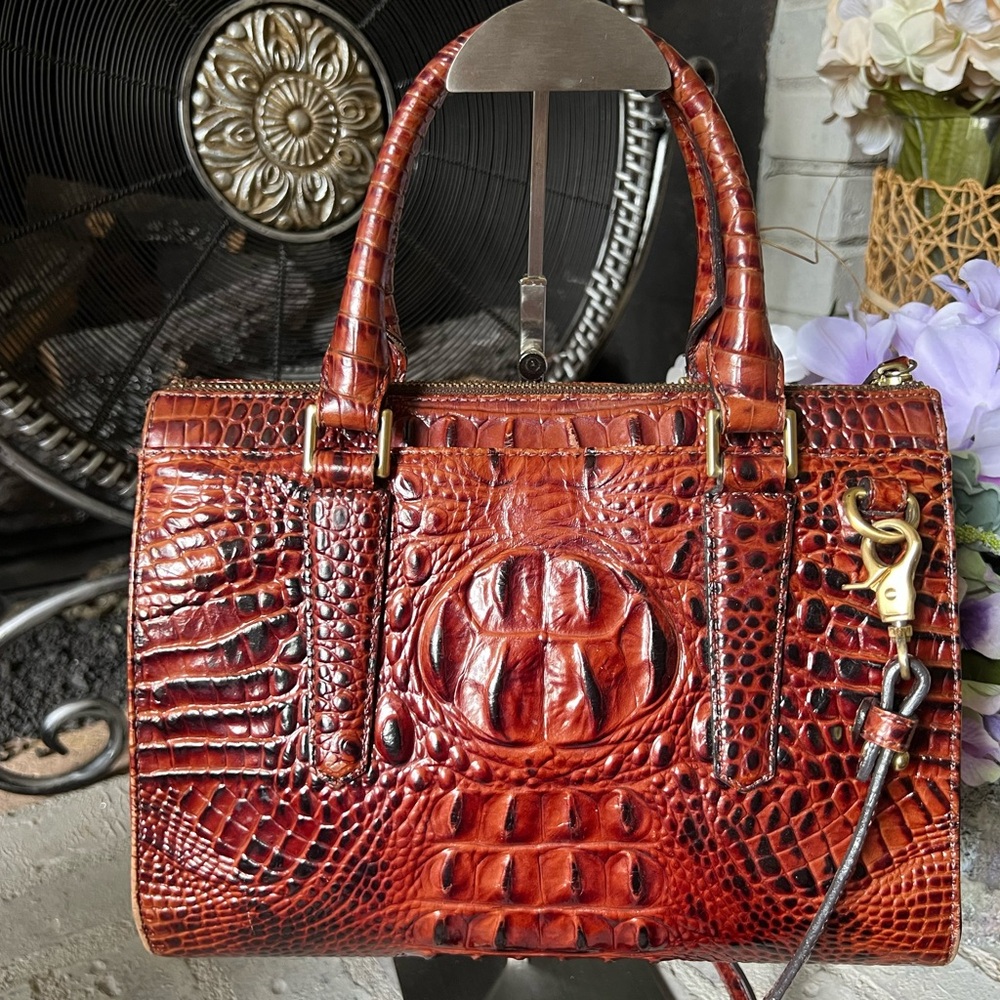 Brahmin Anywhere Convertible Handbag - Pecan Melbourne - Picture 2 of 12